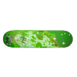 Verde delantero del fantasma de la calle tablas de patinar