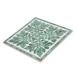 Verde descolorado fresco de la teja inglesa antigu