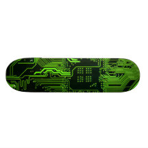 Verde fresco del ordenador de placa de circuito tablas de patinar