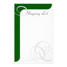 Verde inmóvil/plata del día de fiesta  papeleria