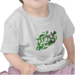 Verde irlandés del corrimiento del orgullo camiseta