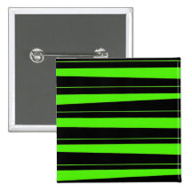 Verde lima de neón fresca y modelo rayado negro pins