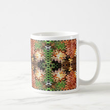 verde marrón de los soplos tazas de café