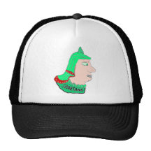 Verde principal espartano y melocotón del logotipo gorro
