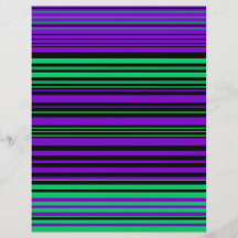 Verde púrpura oscuro contemporáneo y rayas negras tarjetas publicitarias