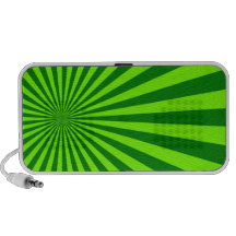Verde y arte abstracto rayado enrrollado de la cal sistema altavoz