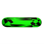 VERDE Y NEGRO ABSTRACTOS PATIN PERSONALIZADO