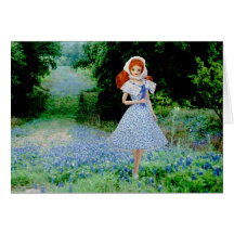 Verdi, Bluebonnets en el país de la colina de Teja Tarjeta