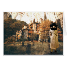 Verdi en el hotel de Ahwahnee, parque nacional de  Tarjeton