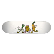 verduras corrientes divertidas patín personalizado