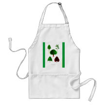Verduras Delantal-Botanicals-Frondosas