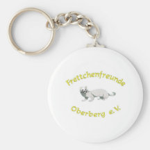Vereinslogo FFO e.V./ weiß Schlüsselanhänger