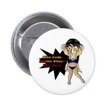 Vergüenza agradable del cuerpo sobre la cabeza pin