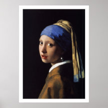 Vermeer - chica con un pendiente de la perla - art impresiones