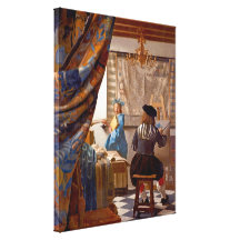 Vermeer - el arte de la pintura - arte del vintage impresiones en lona