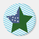 Vermont+Estrella de la república Imanes