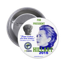 Vermont oficial Hillary 2016 Pins