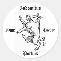 Verraco de Indomitus Porkus Etiqueta