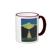 Vers Le Mont. Blanc Taza De Café