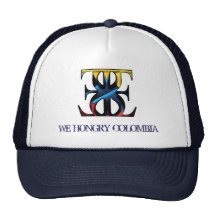 VERSIÓN DE COLOMBIA DEL LOGOTIPO DE LA PARADA TOTA GORRO DE CAMIONERO