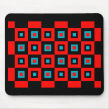 Vértigo azul carmesí alfombrilla de ratones
