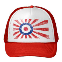 Vespa de la blanco de Mods JAPÓN de la blanco de l Gorros Bordados