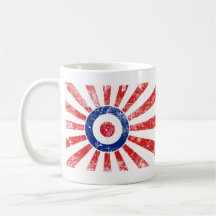 Vespa de la blanco de Mods JAPÓN de la blanco de l Taza