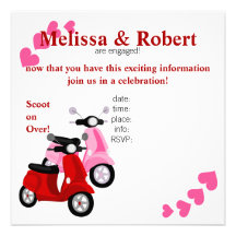¡Vespa para dos! Invitación