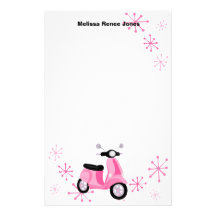 Vespa rosada  papeleria