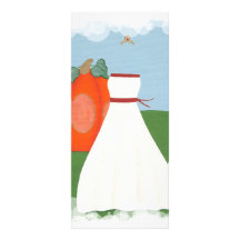 Vestido de la princesa boda, tarjetas de encargo d lona