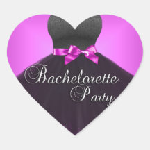 Vestido del negro del rosa del fiesta de Bachelore