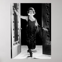 Vestido fabuloso de la aleta: los años 20 impresiones
