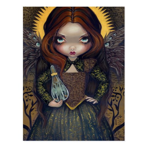 "Vestido postal de la alquimia"