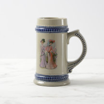 vestidos de la moda de los 1900s taza de café