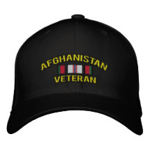 Veterano de Afganistán Gorras Bordadas