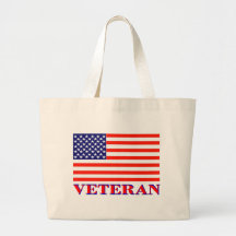 Veterano de Estados Unidos Bolsa Lienzo
