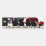 Veterano de guerra militar Afganistán Etiqueta De Parachoque