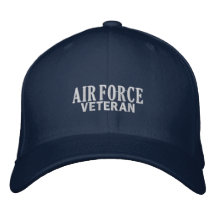 Veterano de la fuerza aérea gorra de béisbol bordada