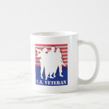 Veterano de los E.E.U.U. Tazas De Café