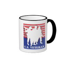 Veterano de los E.E.U.U. Tazas De Café