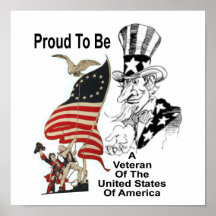 Veterano de los Estados Unidos Poster