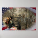 Veteranos de Vietnam conmemorativos Posters
