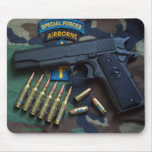 veteranos Mousepad de las boinas verdes de las fue