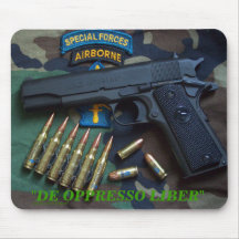 veteranos Mousepad de las boinas verdes de las fue Alfombrillas De Raton