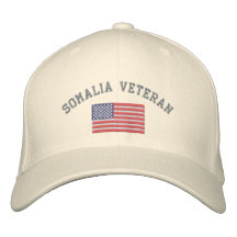 Veterinario de SOMALIA con la bandera americana Gorra De Beisbol