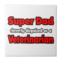 Veterinario estupendo del papá… tejas  ceramicas