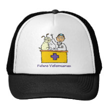 Veterinario futuro - muchacho gorras de camionero