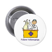 Veterinario futuro - muchacho pin