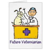 Veterinario futuro - muchacho tarjetas