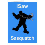 vi la música de Sasquatch Tarjetas